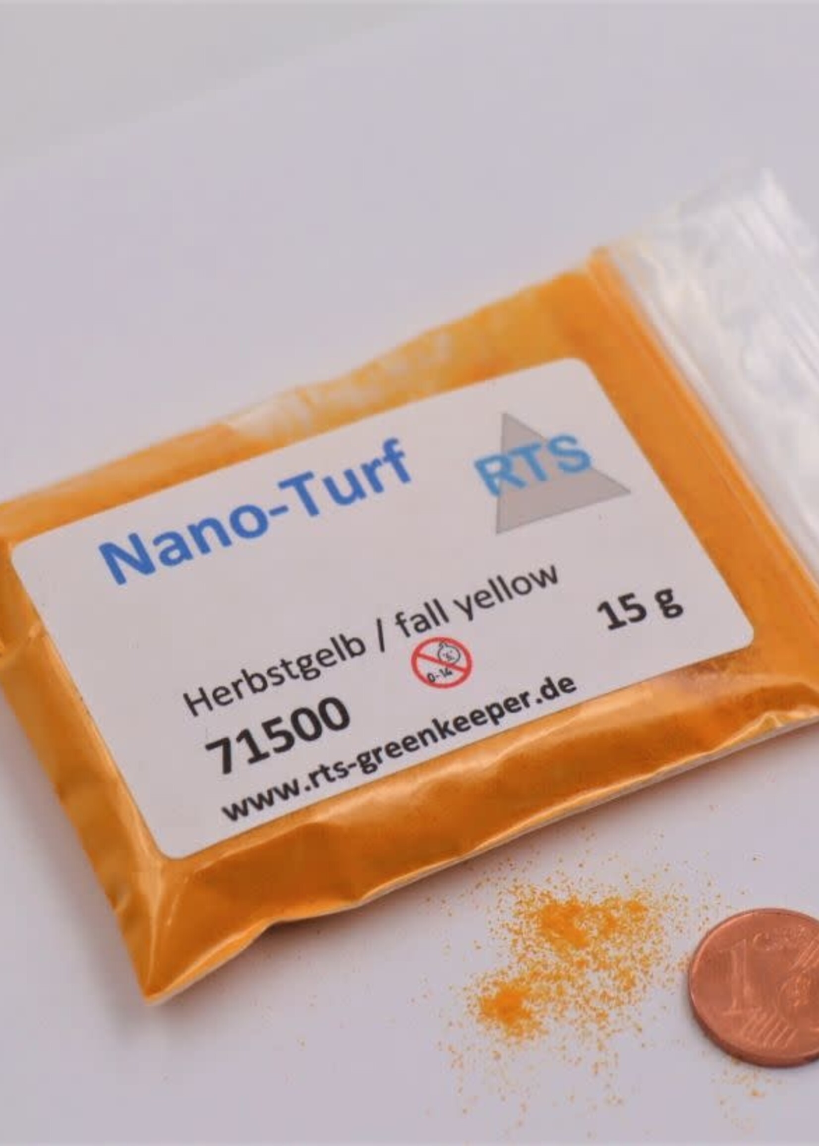 RTS Greenkeeper RTS 71500  Nano-Turf herbstgelb - 15 g Beutel