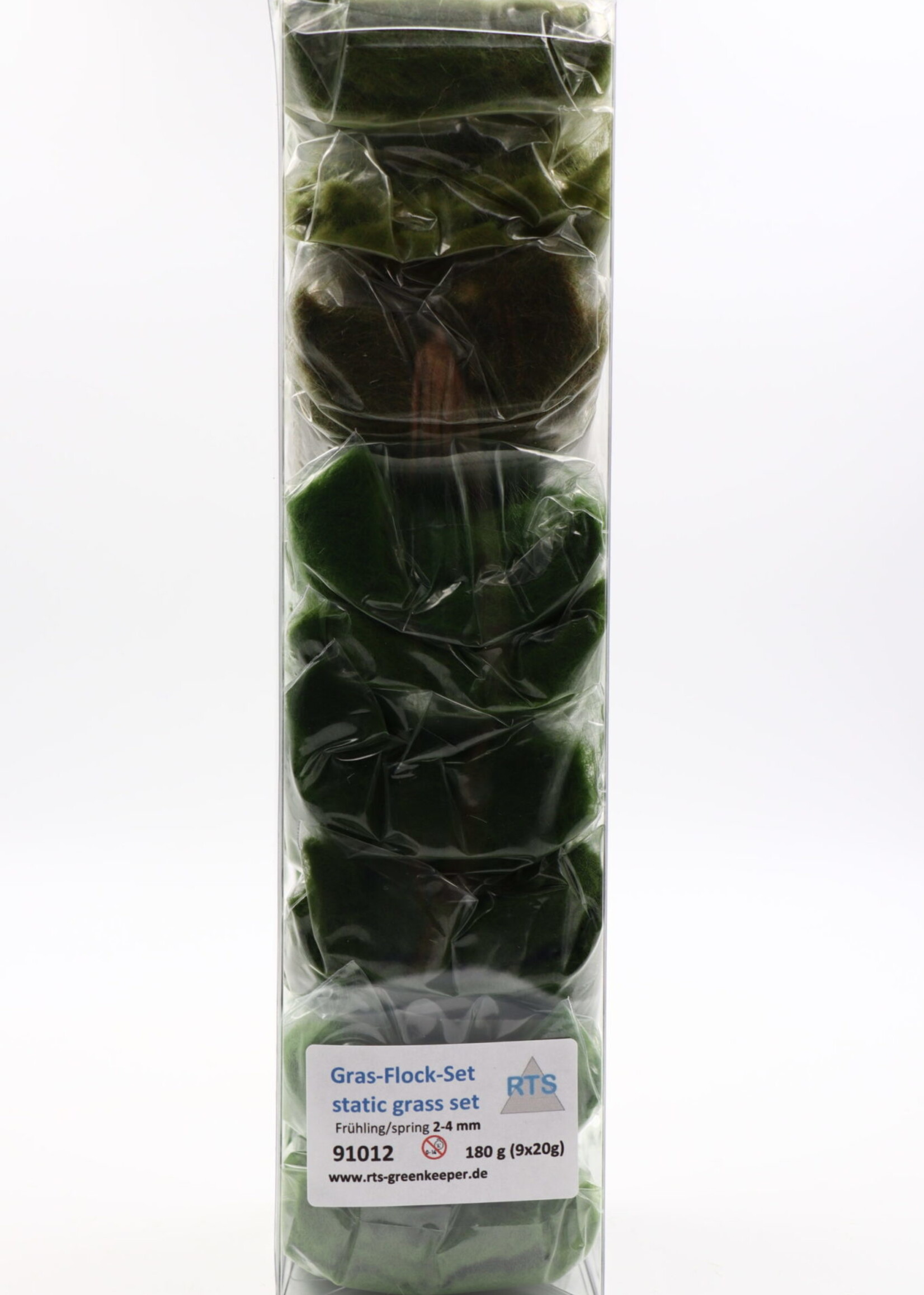 RTS Greenkeeper RTS 91012  Gras-Flock-Set Frühling 2-4 mm 180 g (9x20g)