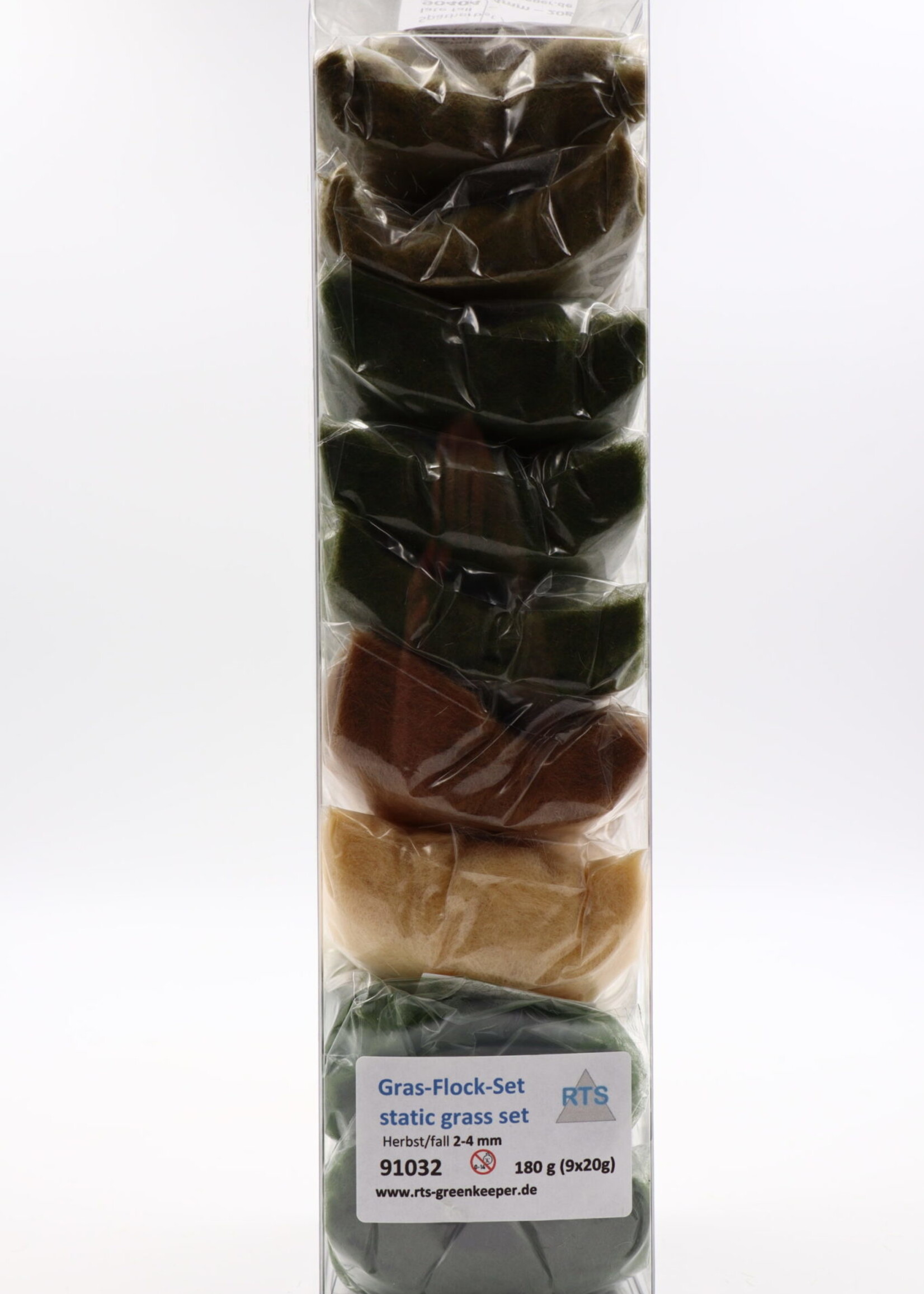 RTS Greenkeeper RTS 91032  Gras-Flock-Set Herbst 2-4 mm 180 g (9x20g)