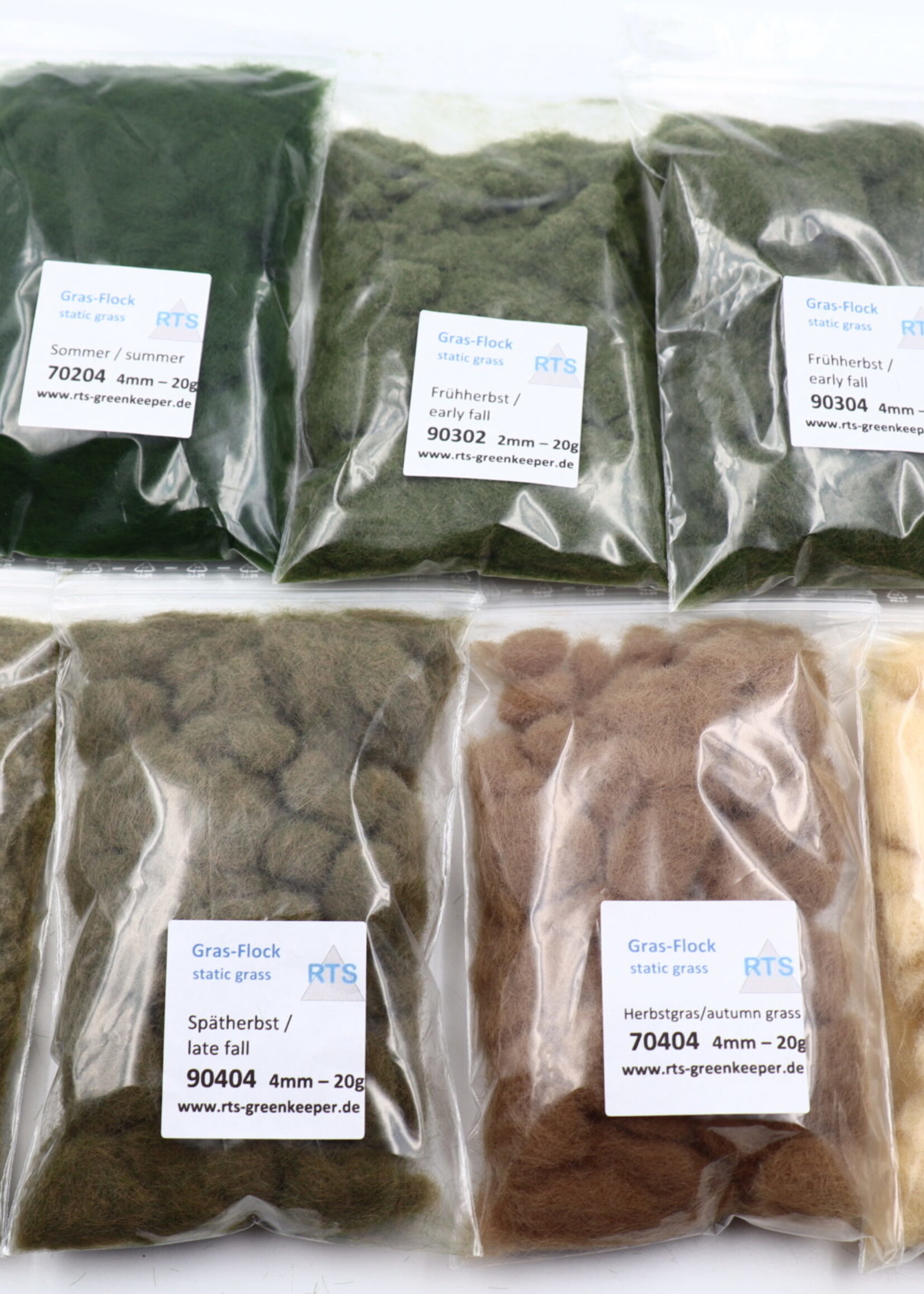 RTS Greenkeeper RTS 91033  Gras-Flock-Set Herbst 4-6 mm 180 g (9x20g)