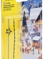 NOCH NOCH 51202 Lichterkette und Weihnachtsstern H0