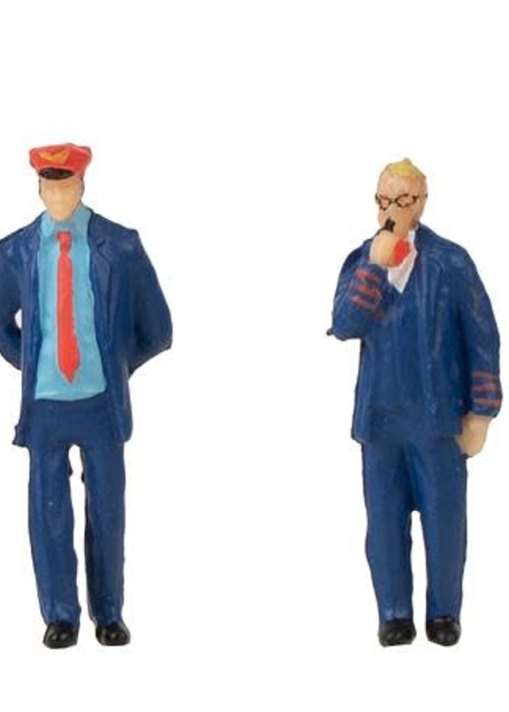 FALLER FALLER 180237 1/87 FIGUREN-SET MET SOUND SPOORWEGPERS. CONDUCTEUR