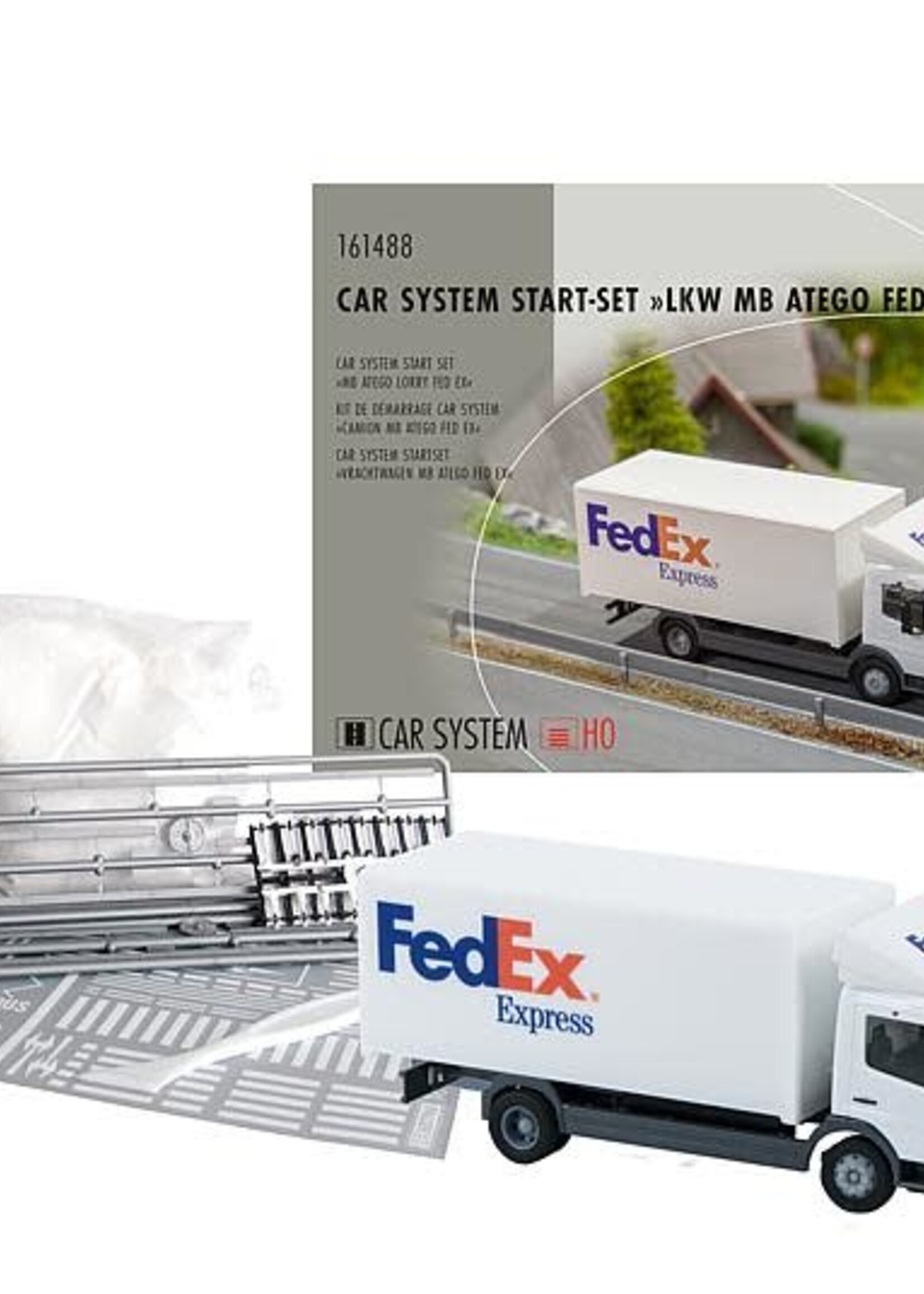 FALLER FALLER 161488 1/87 CAR SYST. STARTSET VRACHTW. MB ATEGO FEDEX