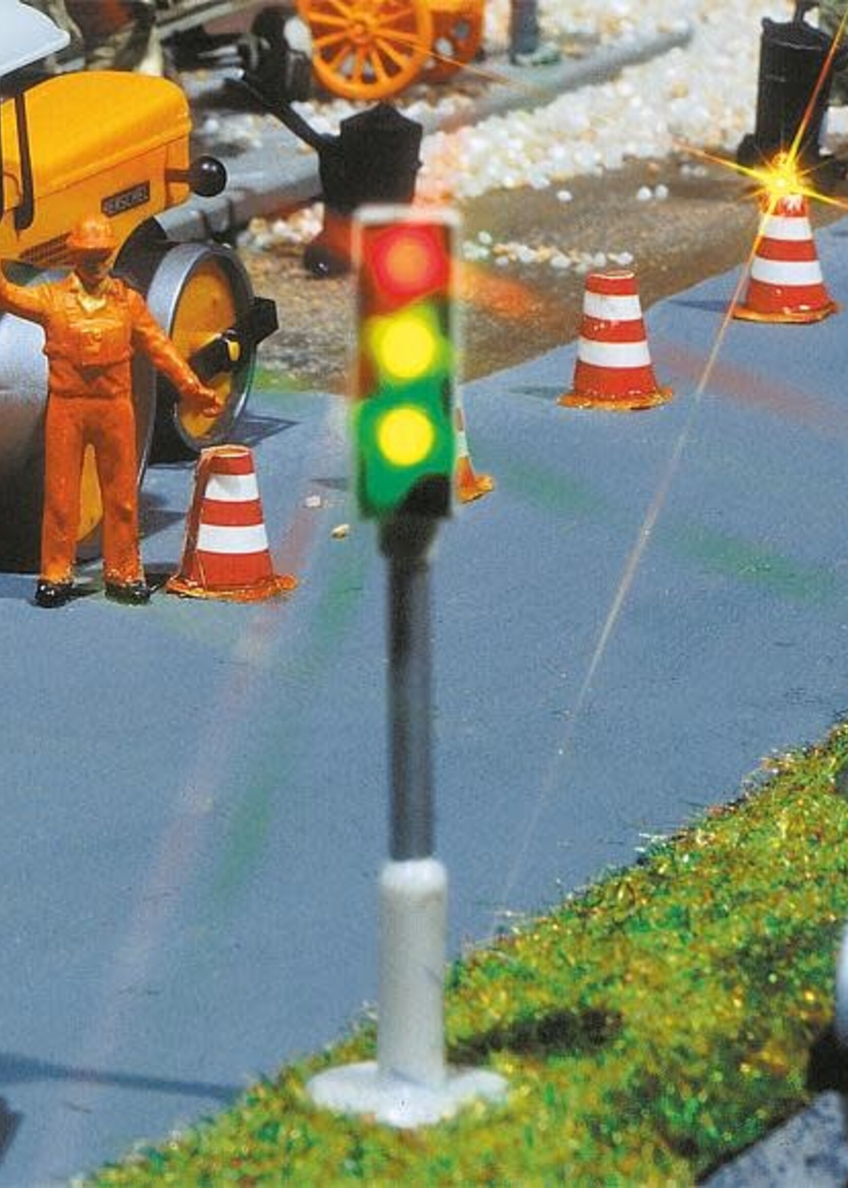 FALLER FALLER 161656 1/87 2 LED-STOPLICHTEN MET STOPPLAATS