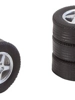 FALLER FALLER 163114 1/87 4 BANDEN EN VELGEN V. AUTO'S GROOT / TOERISTENTREIN