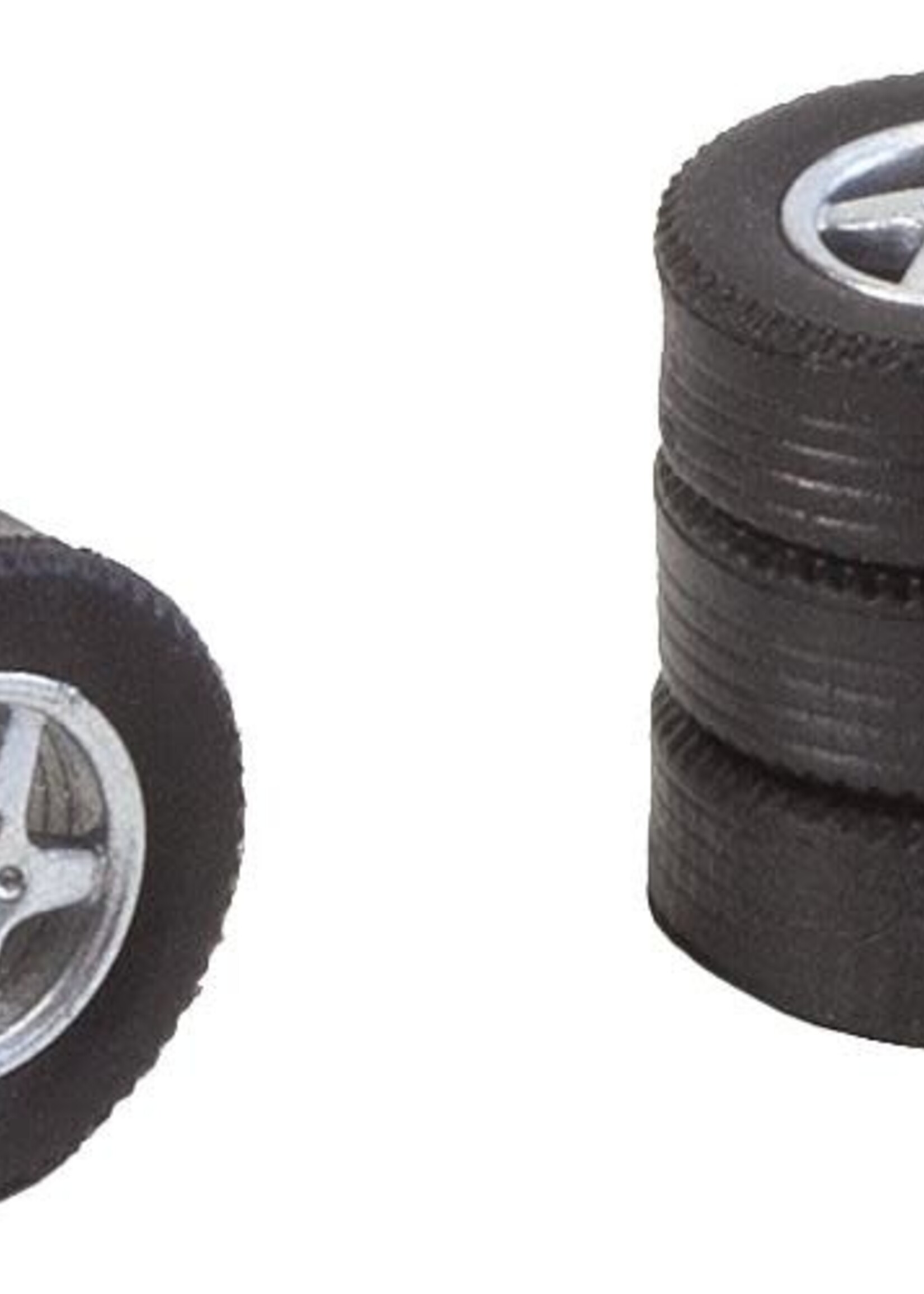 FALLER FALLER 163114 1/87 4 BANDEN EN VELGEN V. AUTO'S GROOT / TOERISTENTREIN