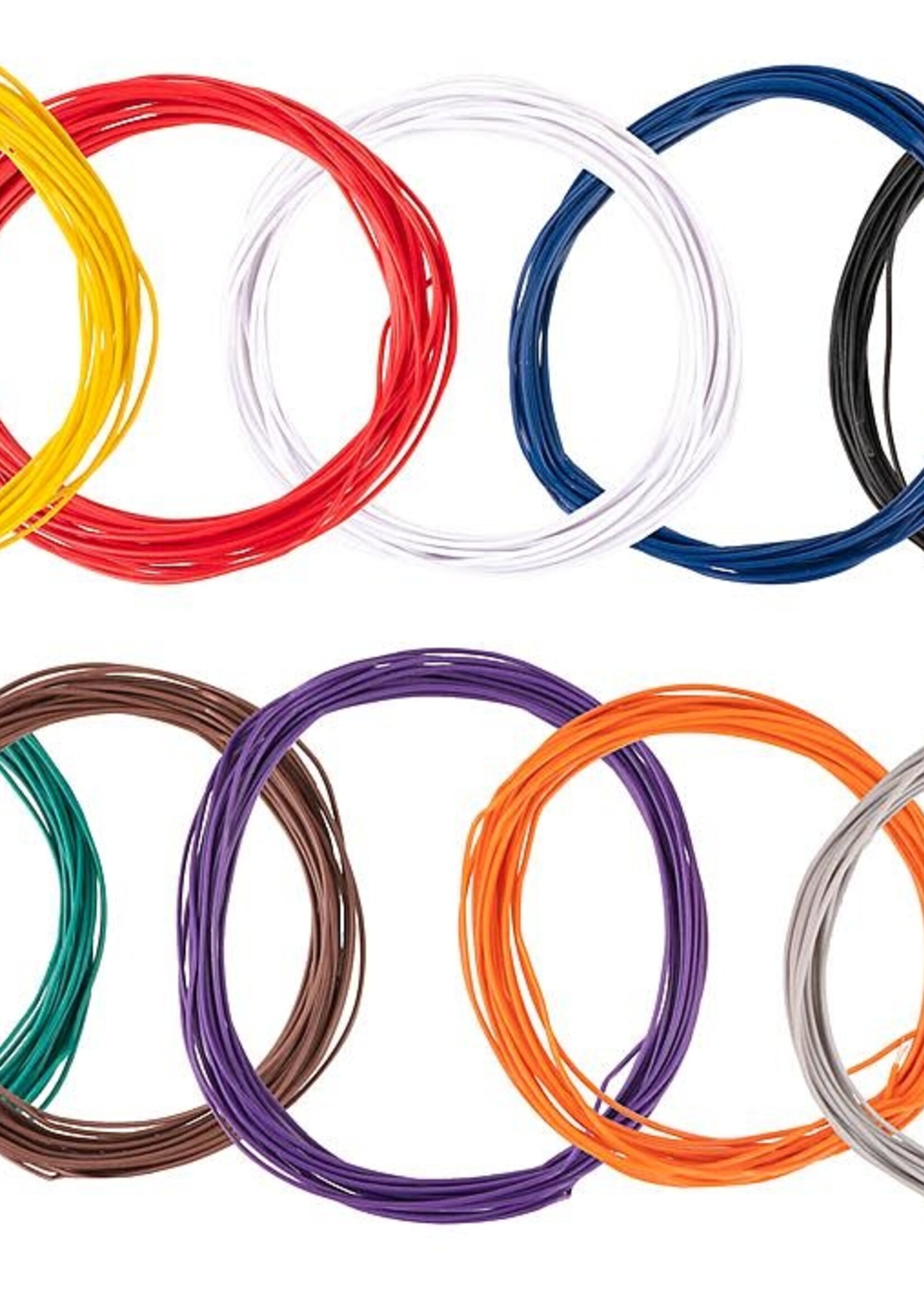 FALLER FALLER 163780 1/87 DRAAD ASSORTIMENT 004 MM² 10 KLEUREN Á 10 M