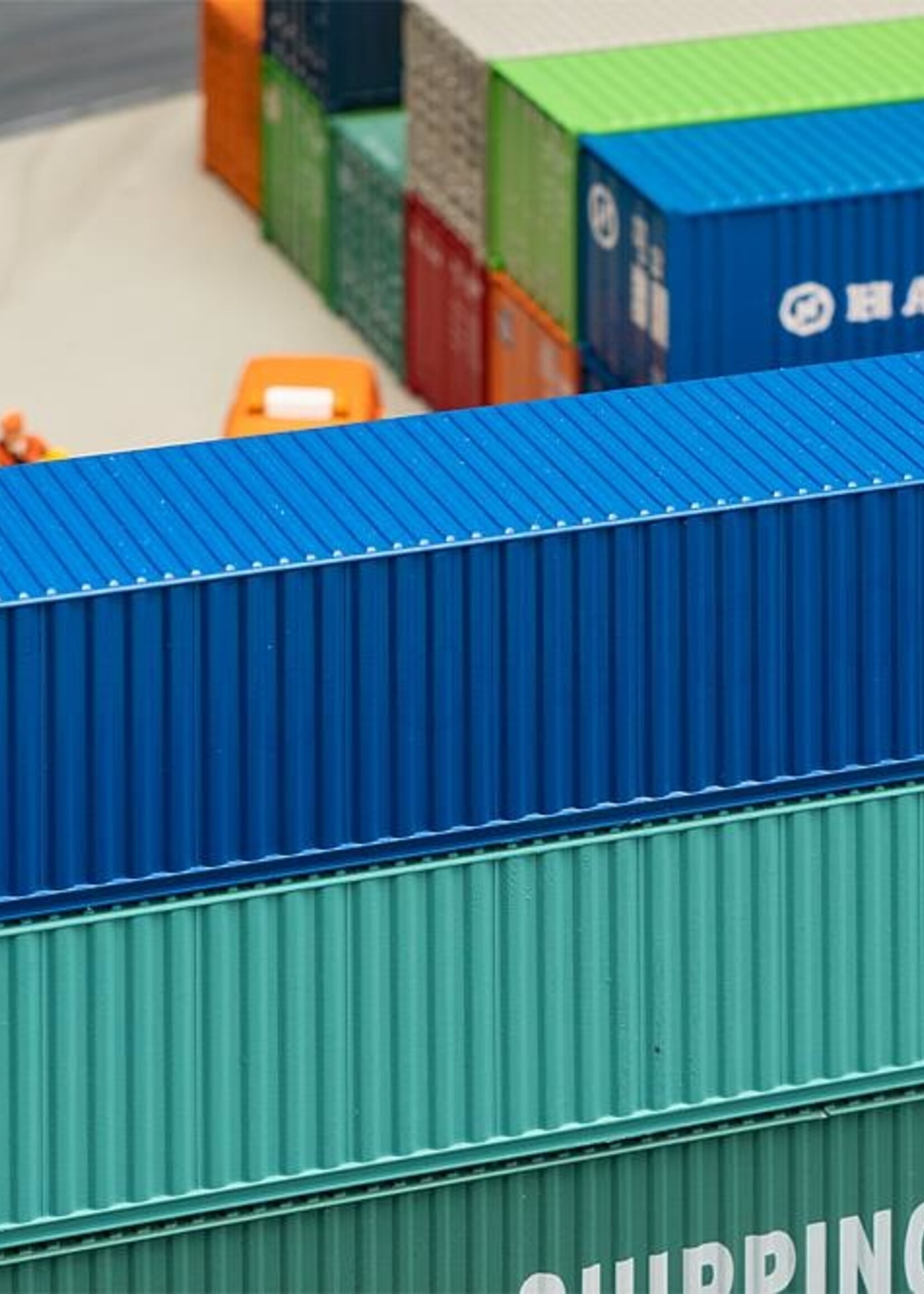 FALLER 182102 1/87 40' CONTAINER BLAUW (5/23) *