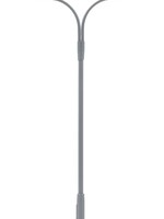 FALLER 180220 1/87 LED-LANTAARNPAAL TWEE ARMEN KOUD WIT (7/23) *