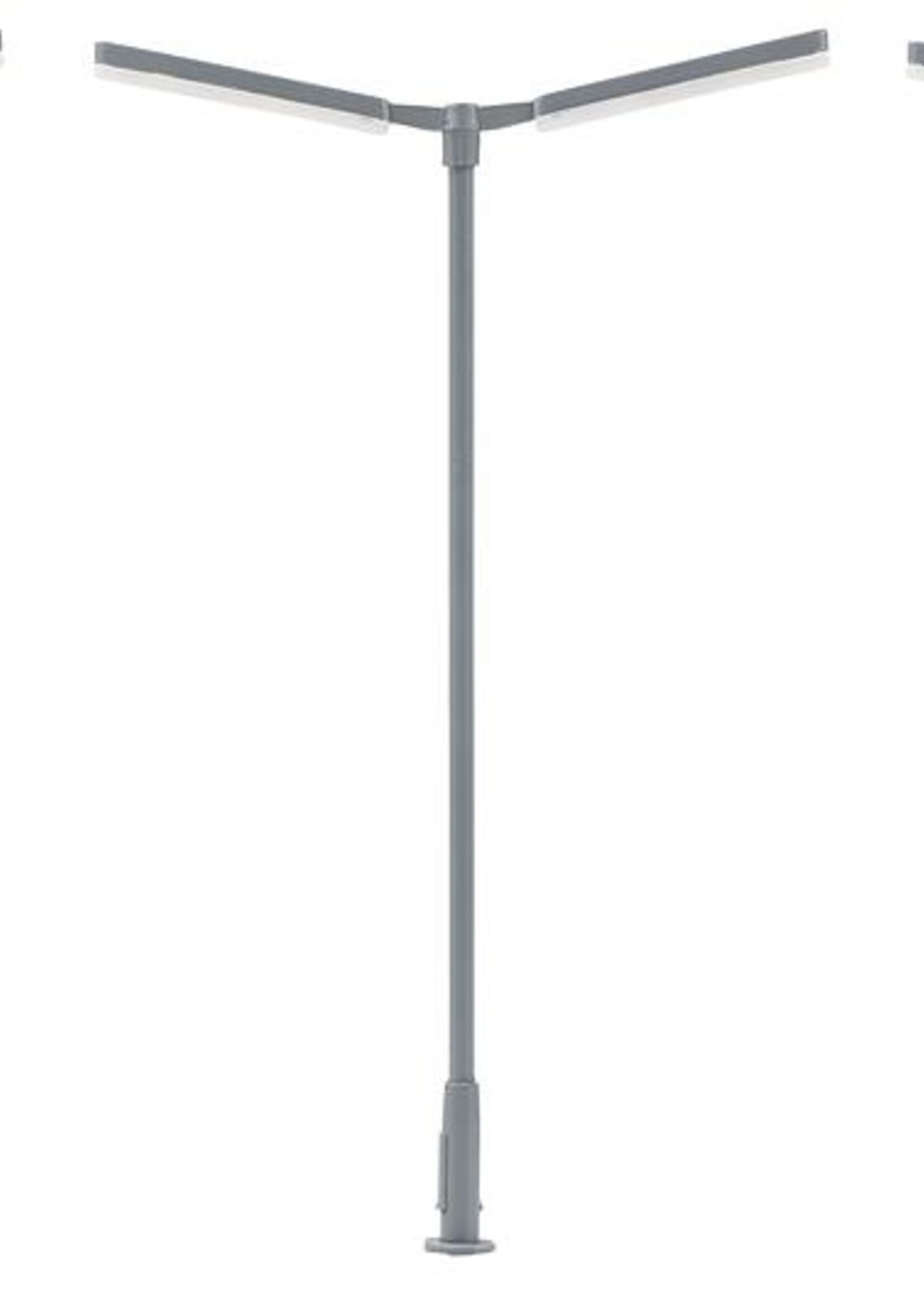 FALLER 180122 1/87 LED-KRUISMASTLAMP 2 ARMEN KOUD WIT 3 STUKS (7/23) *