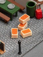FALLER 180868 1/87 MARKTKRATTEN MET GROENTEN 4 ST. (4/23) *