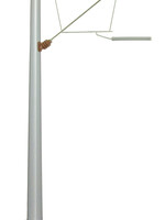 VIESSMANN VIESSMANN 04108 H0 Betonmast/Neub.str+Krzausl