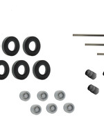 VIESSMANN VIESSMANN 8422 H0 Nachrüst-Set für kibri Anhänger und Auflieger,Einfachbereifung