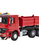 VIESSMANN VIESSMANN 8014 H0 MB ACTROS 3-achs Muldenkipper mit Rundumleuchten, rot, Basis, Funktionsmodell