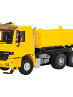 VIESSMANN VIESSMANN 8015 H0 MB ACTROS 3-achs Muldenkipper mit Rundumleuchten, gelb, Basis, Funktionsmodell