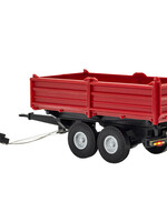 VIESSMANN VIESSMANN 8214 H0 Tandem Kipper, rot, Funktionsmodell