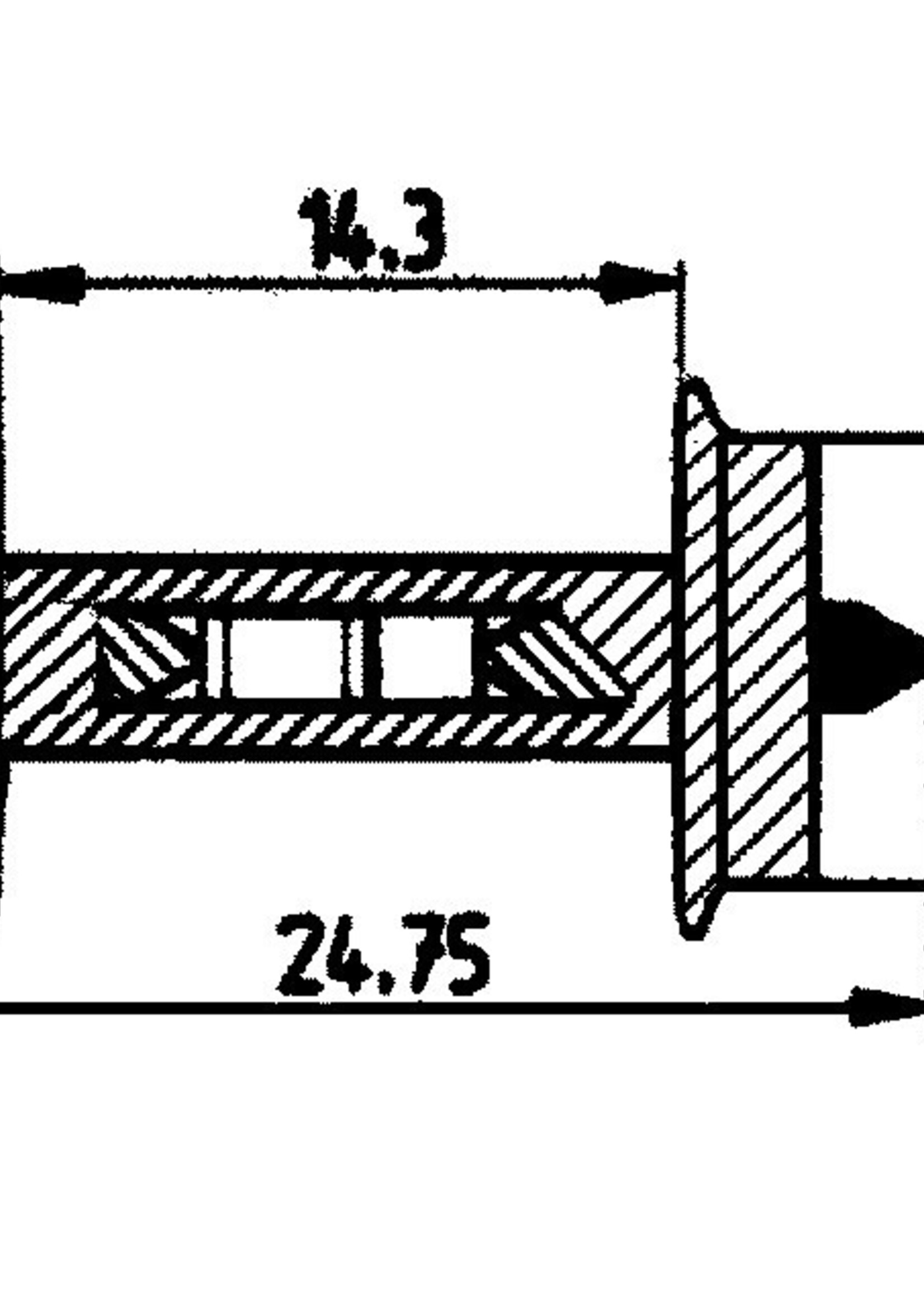 ROCO Roco 40187 Radsatz 9mm f.Besetztmeld. 1 P
