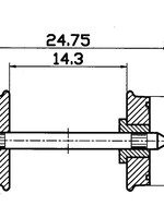 ROCO Roco 40264 Radsatz RP25 isol. 11mm    1 P