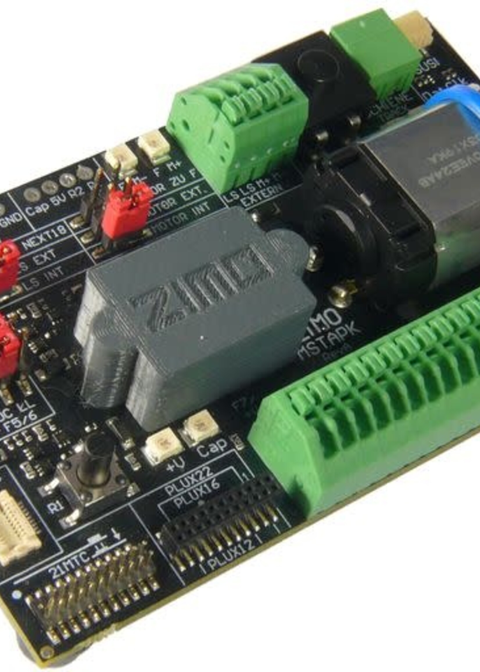 ZIMO ZIMO MSTAPK Test-u.-Anschlussplatine für MS-Decoder (MX bedingt) kleine Spurweiten  mit PluX-xx, 21MTC, Next18, NEM 651, NEM 652 Schnittstelle