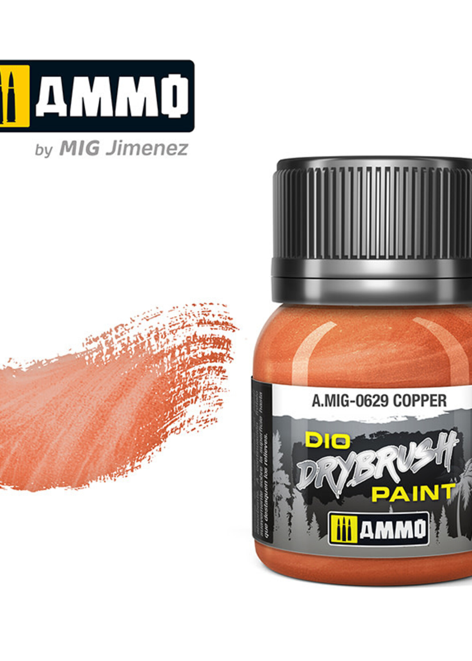 AMMO MIG AMMO MIG 0629 DRYBRUSH COPPER JAR 40ML