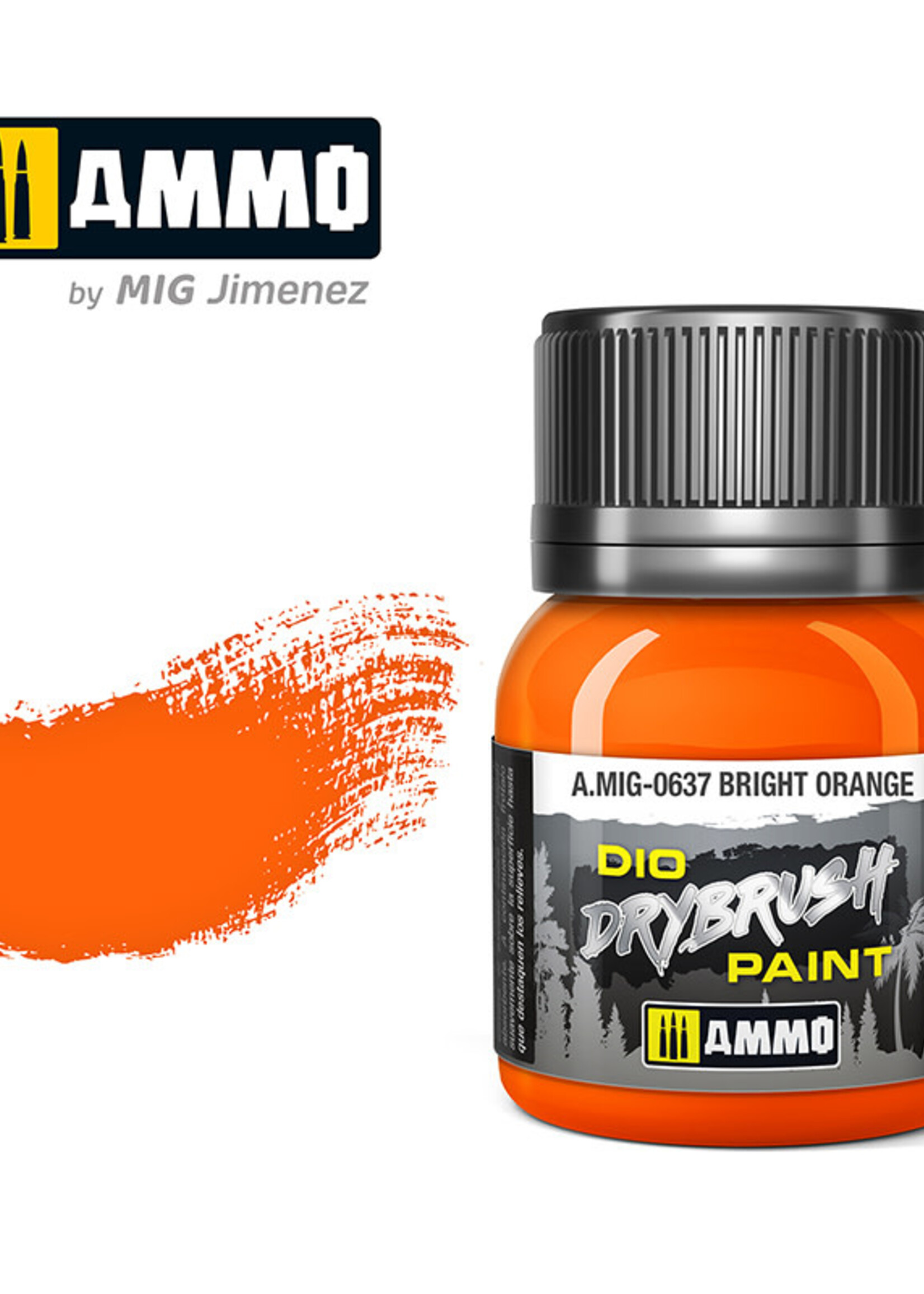 AMMO MIG AMMO MIG 0637 DRYBRUSH BRIGHT ORANGE JAR 40ML