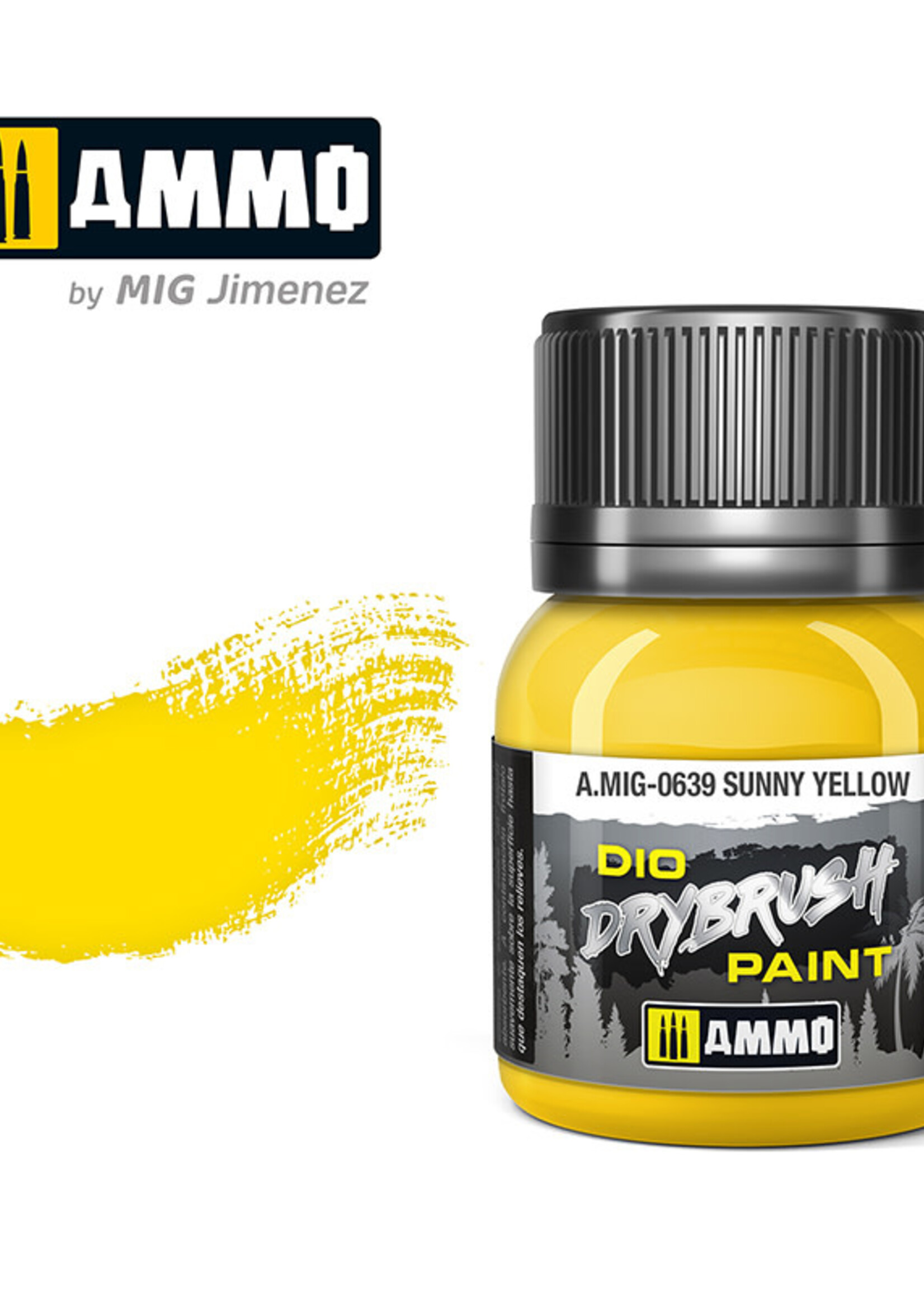 AMMO MIG AMMO MIG 0639 DRYBRUSH SUNNY YELLOW JAR 40ML