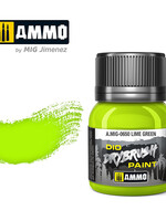 AMMO MIG AMMO MIG 0650 DRYBRUSH LIME GREEN JAR 40ML
