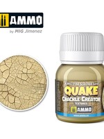 AMMO MIG AMMO MIG 2184 QUAKE CRACKLE CREATOR TEXTURES SCORCHED SAND 40ML JAR