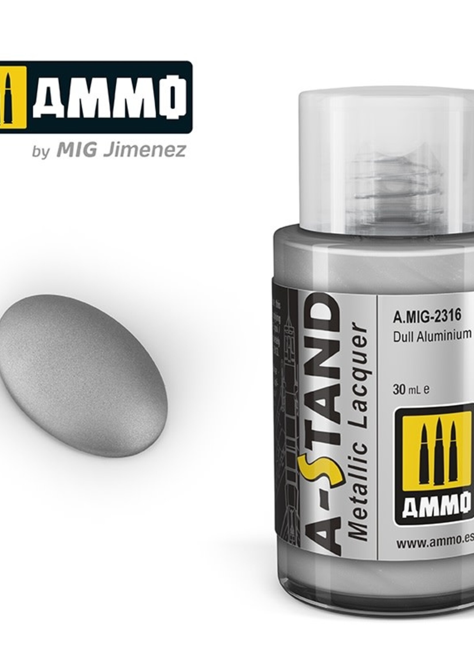 AMMO MIG AMMO MIG 2316A-STAND DULL ALUMINIUM 30ML JAR