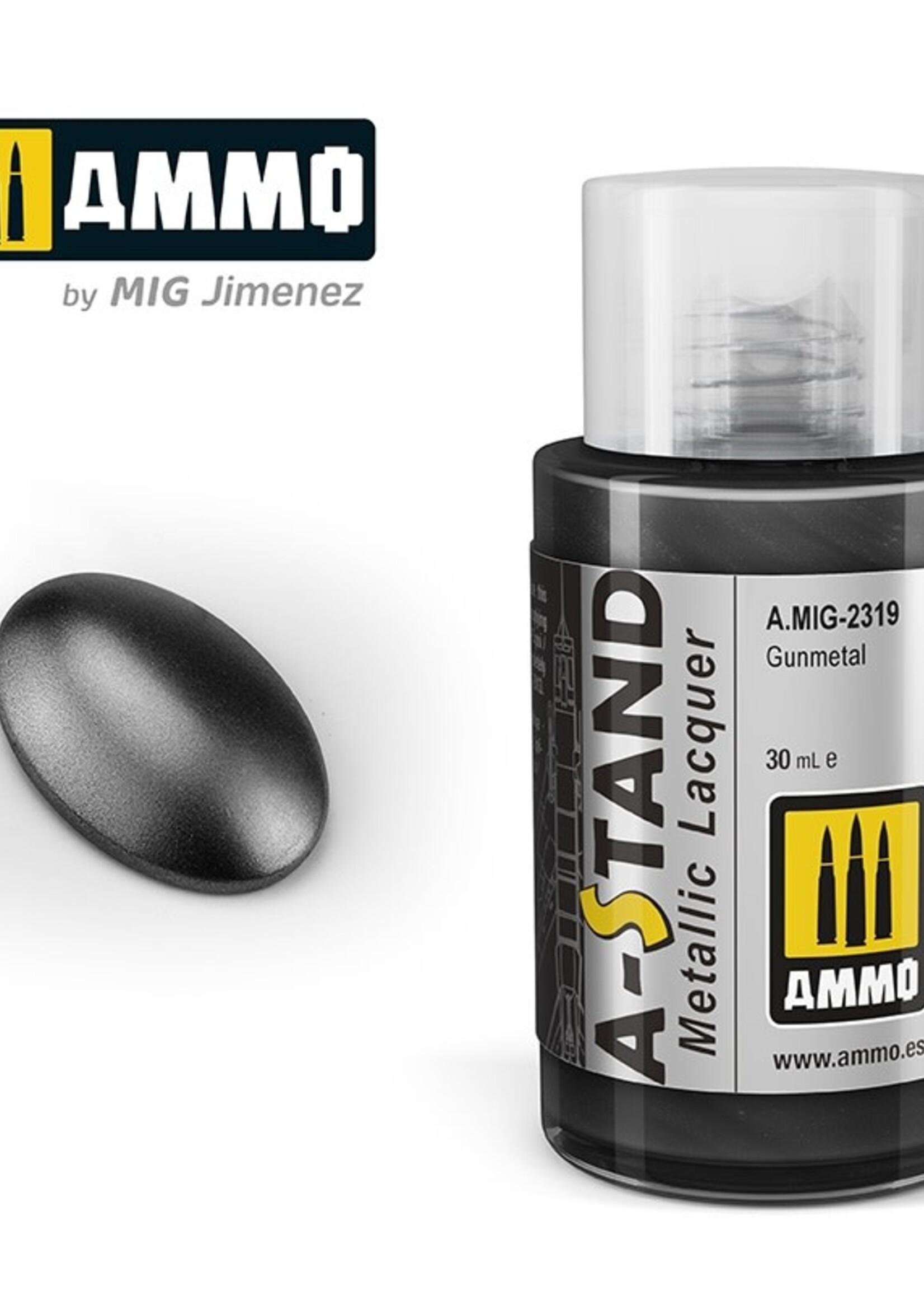 AMMO MIG AMMO MIG 2319A-STAND GUNMETAL 30ML JAR