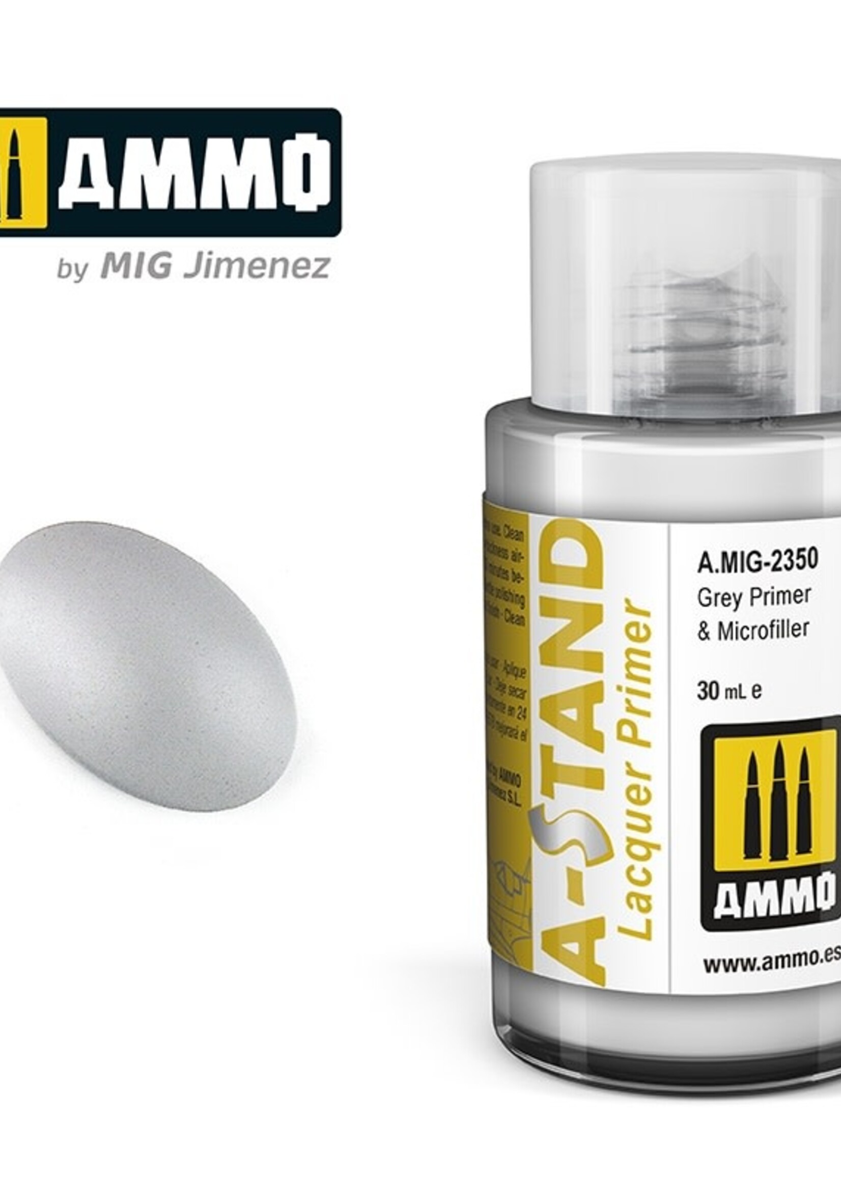 AMMO MIG AMMO MIG 2350A-STAND GREY PRIMER & MICROFILLER 30ML JAR