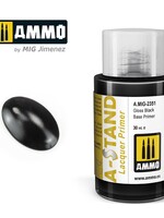 AMMO MIG AMMO MIG 2351A-STAND GLOSS BLACK BASE PRIMER 30ML JAR