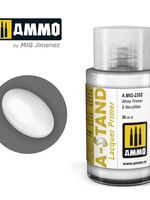 AMMO MIG AMMO MIG 2352A-STAND WHITE PRIMER & MICROFILLE 30ML JAR