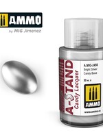 AMMO MIG AMMO MIG 2450A-STAND CANDY BASE BRIGHT SILVER 30ML JAR