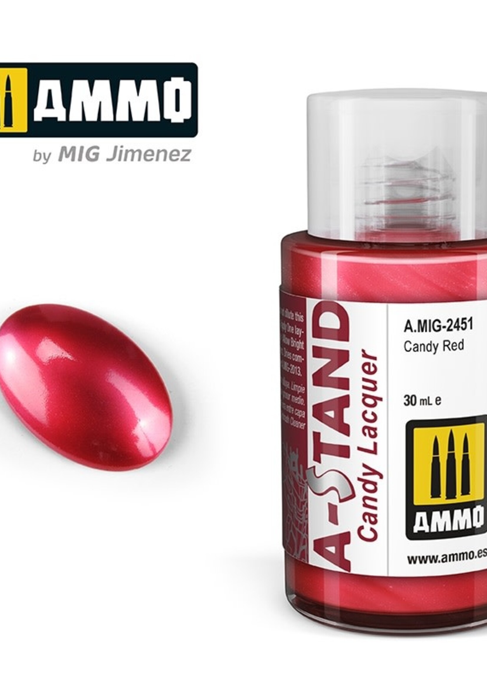 AMMO MIG AMMO MIG 2451A-STAND CANDY RED 30ML JAR