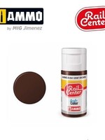 AMMO MIG AMMO MIG R-0041 RAIL CENTER ACRYLIC GRIMY BROWN 15ML