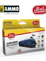 AMMO MIG AMMO MIG R-1012 CLASSICS BRITISH STEAM LOCOMOTIVES 15ML 6 JARS