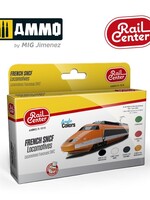 AMMO MIG AMMO MIG R-1016 FRENCH SNCF LOCOMOTIVES 15ML 6 JARS