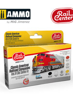 AMMO MIG AMMO MIG R-1019 CL. AMERICAN RAILROAD COMP. VOL. 4 OLD SANTA FE 15ML 6 JARS