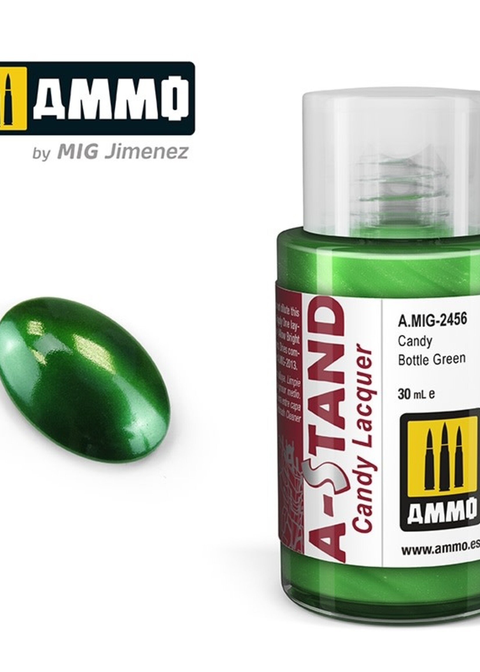 AMMO MIG AMMO MIG 2456A-STAND CANDY BOTTLE GREEN 30ML JAR