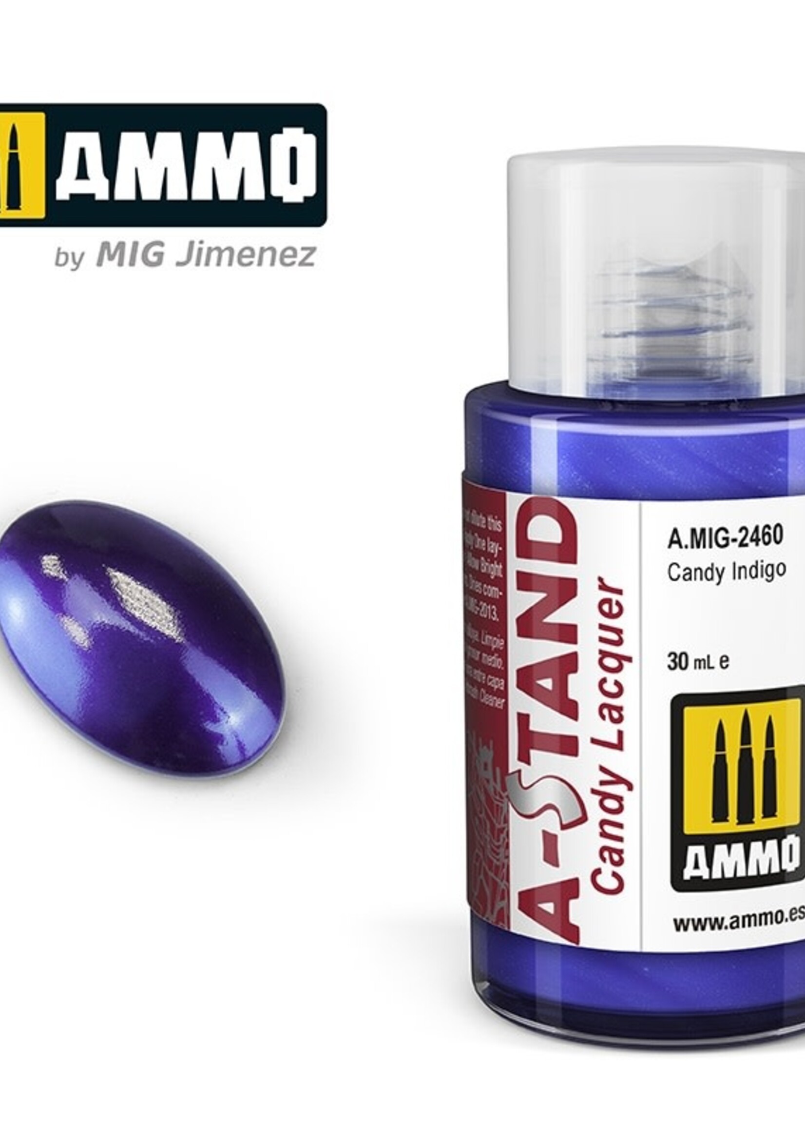 AMMO MIG AMMO MIG 2460A-STAND CANDY INDIGO 30ML JAR
