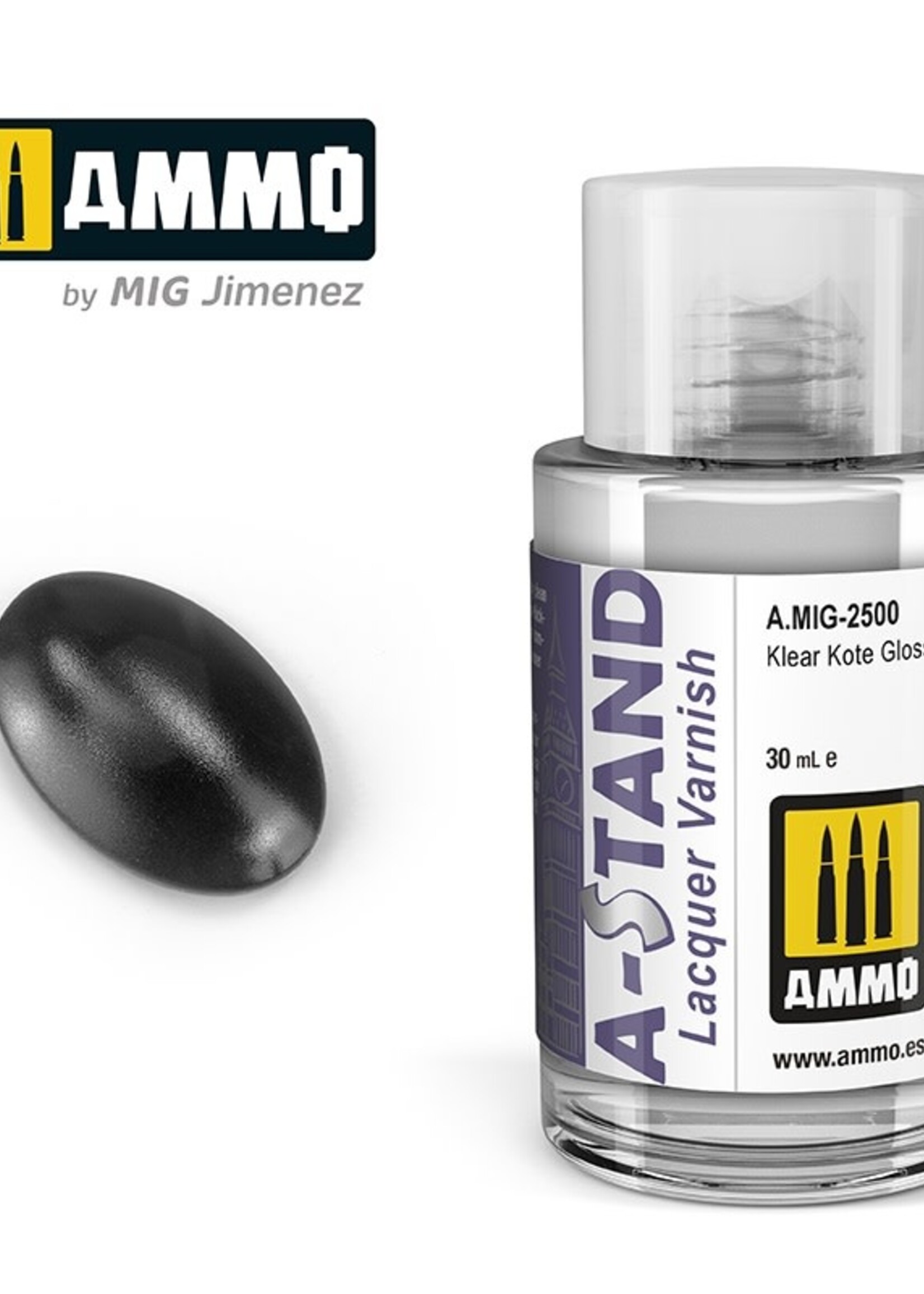 AMMO MIG AMMO MIG 2500A-STAND KLEAR KOTE GLOSS 30ML JAR