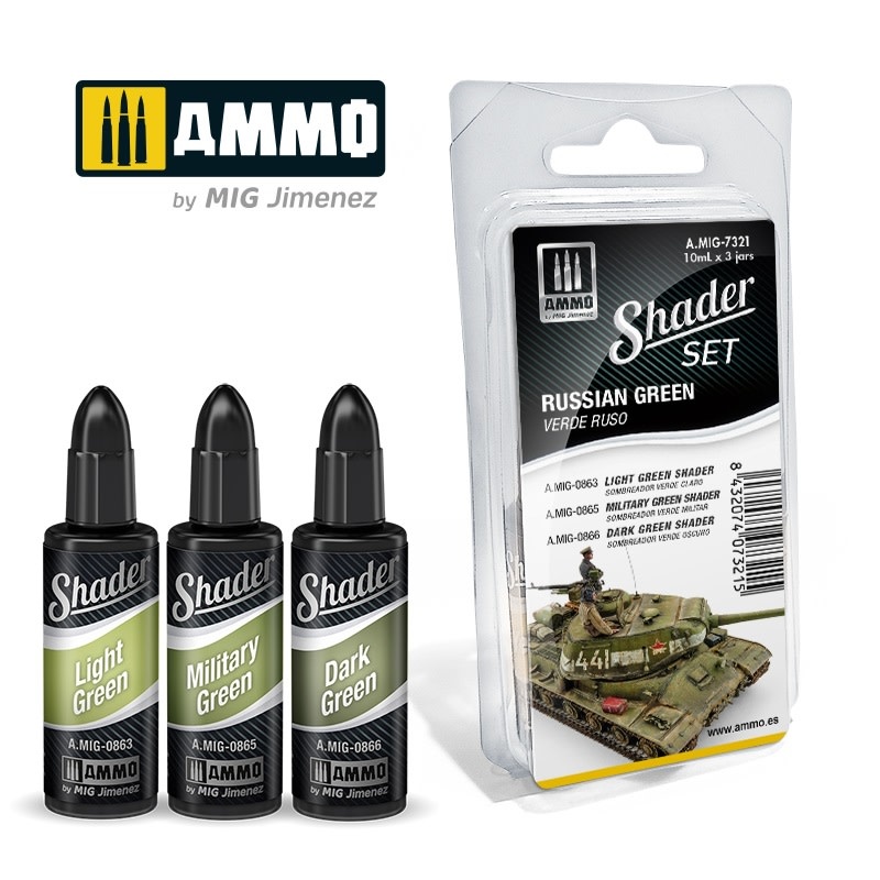 MIG AMMO 7501 Rosttöne Ölbürsten-Set – Für Realistisches Rost & Alterungseffekte