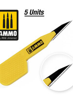 AMMO MIG AMMO MIG 8685 SCALPELS PRECISION BLADE STRAIGHT 5 PCS.