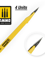 AMMO MIG AMMO MIG 8692 SCALPELS STANDARD BLADE STRAIGHT 4 PCS.