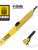 AMMO MIG AMMO MIG 8698 SCALPELS PROTECTIVE BLADE CURVED 1 PC.