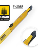 AMMO MIG AMMO MIG 8699 SCALPELS PROTECTIVE BLADE STRAIGHT LARGE 1 PC.