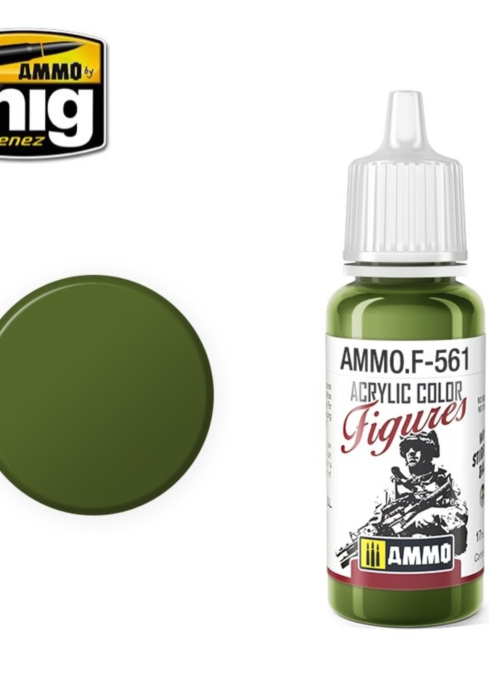 AMMO MIG AMMO MIG -F561 FIGURES PAINTS GREEN VIOLET JAR 17ML