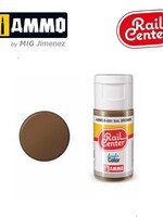AMMO MIG AMMO MIG R-0001 RAIL CENTER ACRYLIC RAIL BROWN 15ML
