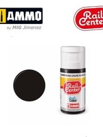 AMMO MIG AMMO MIG R-0002 RAIL CENTER ACRYLIC ENGINE BLACK 15ML